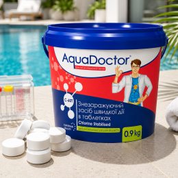 Хімія для басейну AquaDoctor C-60T Шок хлор у таблетках 0.9 кг 60% активного хлору  (AT/040895)