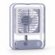Настільний акумуляторний вентилятор зі зволожувачем повітря LED, USB 4.5W 1500 мА·год, Блакитний (AMN)