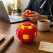Настільна іграшка антистрес 3D фіджет-куля для рук, механічний сенсорний спінер без батарейок Червоний (YAS)