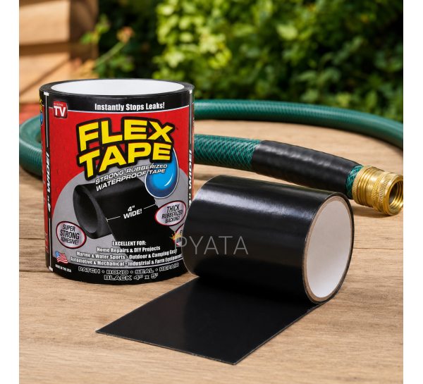 Водонепроникна ремонтна стрічка  для герметизації, ремонту Flex Tape 2 AND  XL-1509, 10 см, 1,52 м (X05/4419)