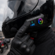 Бездротова мотогарнітура Bluetooth навушники з мікрофоном для дзвінків Y10 2000 мАг, Type-C, IPX6 Чорна (509/4666)