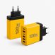 Сетевое зарядное устройство 120 Вт Power Delivery на 6 портов с быстрой зарядкой 26X188, желтое (509/5081)