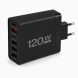 Сетевое зарядное устройство 120 Вт Power Delivery на 6 портов с быстрой зарядкой 26X188, черный (509/5081)