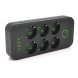 Мережевий фільтр Power Socket F06U на 6 розеток з 4 USB та Type-C, кабель 2 м, 2500 Вт, чорний (509/4705)