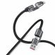 Кабель міцний SENZHEN 4-в-1 1,8 м 100 Вт USB-A Type-C Lightning, швидке зарядження 26X-197(509/5096)