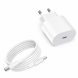 Сетевое зарядное устройство 35W USB-C с кабелем Type-C to Type-C для быстрой зарядки, 26X-199 (509/5086)
