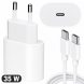 Сетевое зарядное устройство 35W USB-C с кабелем Type-C to Type-C для быстрой зарядки, 26X-199 (509/5086)