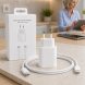 Сетевое зарядное устройство 35W USB-C с кабелем Type-C to Type-C для быстрой зарядки, 26X-199 (509/5086)