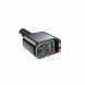 Автомобільний зарядний пристрій 4 в 1 26X-204 зі швидкою зарядкою USB та підсвіткою Зоряне небо (509/5091)