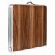 Стіл та стільці для пікніка Folding Table Темний Дуб 120×60 см регульований алюмінієвий комплект 4 стільці