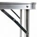 Стіл та стільці для пікніка Folding Table Темний Дуб 120×60 см регульований алюмінієвий комплект 4 стільці