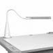 Дитяча парта FunDesk Littonia Grey зі стільцем, лампою та підставкою для книг, регульована сіра 26X-150 (509/4625)