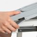 Дитяча парта FunDesk Littonia Grey зі стільцем, лампою та підставкою для книг, регульована сіра 26X-150 (509/4625)