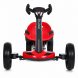 Детский складной электромобиль Go-Kart 6V 4,5Ah для детей 3–6 лет, красный (509/2098)