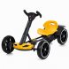 Детский складной электромобиль Go-Kart 6V 4,5Ah для детей 3–6 лет, желтый (509/4851)