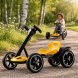 Детский складной электромобиль Go-Kart 6V 4,5Ah для детей 3–6 лет, желтый (509/4851)