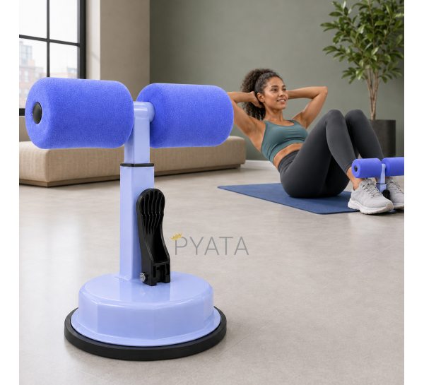 Тренажер для преса Suction Sit Up WTD з вакуумною присоскою та м’якими валиками для домашніх тренувань (509/7780)