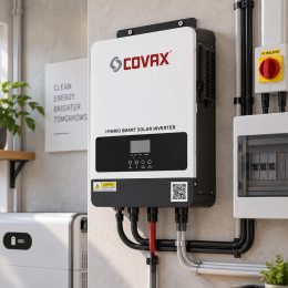 Інвертор COVAX CV-PS-3200-24V 3000 Вт 24 В, гібридний, MPPT 80 А, чиста синусоїда (ISML)
