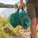 Раколовка складана гармошка 5,5 м 14 входів 25×30 см з грузиками, вічко 0,12 см для лову раків у озерах і річках(KR)