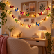 Светодиодная гирлянда Бабочки 3 м, 30 LED, 15 разноцветных бабочек, теплое свечение (ARSH/KAR292)