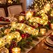 Світлодіодна гірлянда-стрічка Christmas Decoration 5 м, 50 LED, тепле біле світло, на батарейках, Теплий білий (ARSH/MA419)