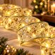 Світлодіодна гірлянда-стрічка Christmas Decoration 5 м, 50 LED, тепле біле світло, на батарейках, Теплий білий (ARSH/MA419)