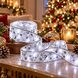 Світлодіодна гірлянда-стрічка Christmas Decoration 5 м, 50 LED, тепле біле світло, на батарейках, Білий (ARSH/MA419)