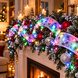 Світлодіодна гірлянда-стрічка Christmas Decoration 5 м, 50 LED, тепле біле світло, на батарейках, Мультиколір (ARSH/MA419)