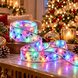 Світлодіодна гірлянда-стрічка Christmas Decoration 5 м, 50 LED, тепле біле світло, на батарейках, Мультиколір (ARSH/MA419)