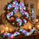 Світлодіодна гірлянда-стрічка Christmas Decoration 5 м, 50 LED, тепле біле світло, на батарейках, Мультиколір (ARSH/MA419)