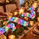 Світлодіодна гірлянда-стрічка Christmas Decoration 5 м, 50 LED, тепле біле світло, на батарейках, Мультиколір (ARSH/MA419)