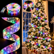 Світлодіодна гірлянда-стрічка Christmas Decoration 5 м, 50 LED, тепле біле світло, на батарейках, Мультиколір (ARSH/MA419)