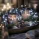 Світлодіодна гірлянда нитка для декору 50 LED, гнучкий дріт, Роса 5 м, батарейки + USB Білий (ARSH/A28)