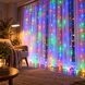 Гирлянда Водопад 240 LED 3×2 м, светодиодная штора с переключателем режимов 220 В, Мультицвет (ARSH/MA422)