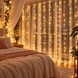 Гирлянда Водопад 240 LED 3×2 м, светодиодная штора с переключателем режимов 220 В, Теплый белый (ARSH/MA422)