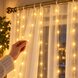 Гирлянда Водопад 240 LED 3×2 м, светодиодная штора с переключателем режимов 220 В, Теплый белый (ARSH/MA422)