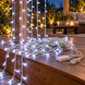 Гирлянда Водопад уличная 480 LED, 3х2 м, 20 нитей, белая, прозрачный провод, 8 режимов, IP44 (ARSH/G145)
