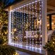 Гирлянда Водопад уличная 480 LED, 3х2 м, 20 нитей, белая, прозрачный провод, 8 режимов, IP44 (ARSH/G145)