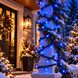 Гирлянда-нить 180 LED, синий свет, зеленый провод, 220 В (ARSH/G51)