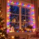 Гірлянда світлодіодна 100 LED різнокольорова на білому проводі, 220V, 10 м (ARSH/LU990)