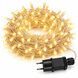 Гірлянда світлодіодна 100 LED теплий білий на прозорому проводі, 220V, 10 м (ARSH/LU990)
