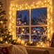 Гірлянда світлодіодна 100 LED теплий білий на прозорому проводі, 220V, 10 м (ARSH/LU990)