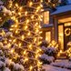 Гірлянда світлодіодна 100 LED теплий білий на прозорому проводі, 220V, 10 м (ARSH/LU990)
