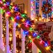 Гирлянда светодиодная 400 LED 40 м разноцветная на белой проволоке Multi White Line 220В (ARSH/LU990)