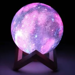 Нічник Місяць Кольорова Лампа Світильник Космос дитячий 3D Moon Color Lamp 15 см (212)