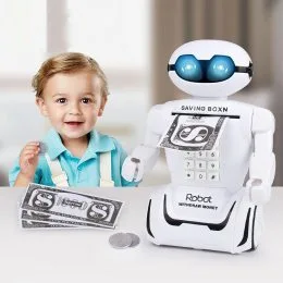 Дитяча електронна скарбничка сейф, робот Robot PIGGY BANK EL-510-12 (237)