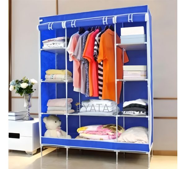 Мобільний тканинної шафа для одягу HCX Storage Wardrobe №68130