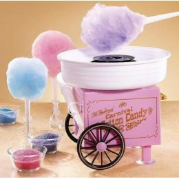 Большой аппарат Машинка для приготовления сахарной ваты Cotton Candy Maker + набор палочек в подарок
