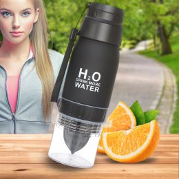 Бутылка соковыжималка H2O black (В)