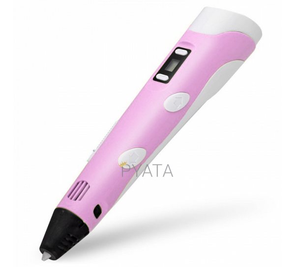 3D ручка H0220 з дисплеєм рожева (В)